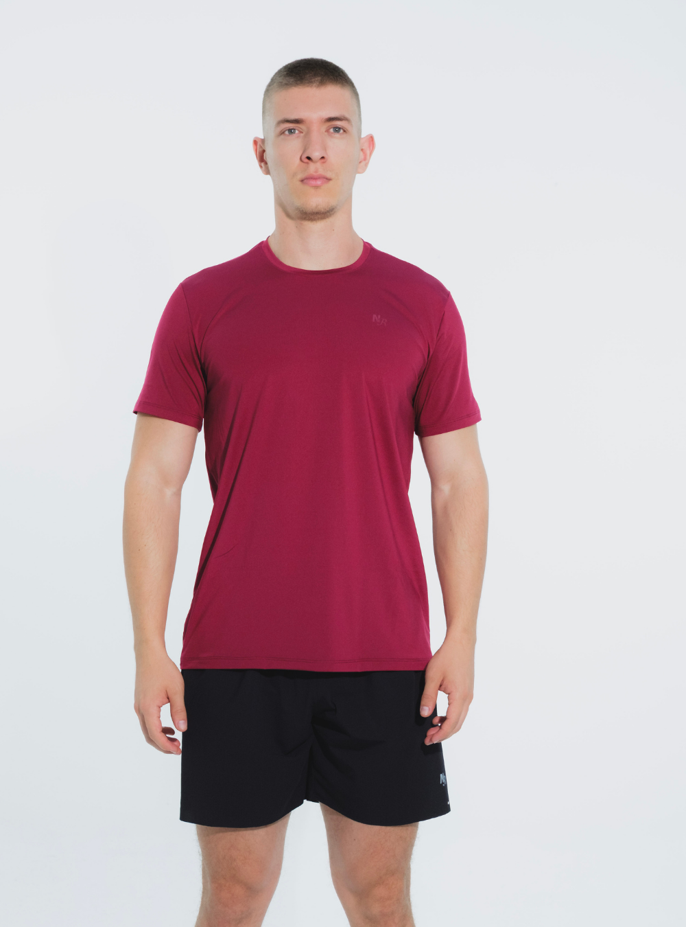 Camiseta Tela Fria Basica Vino Tinto - Main Image