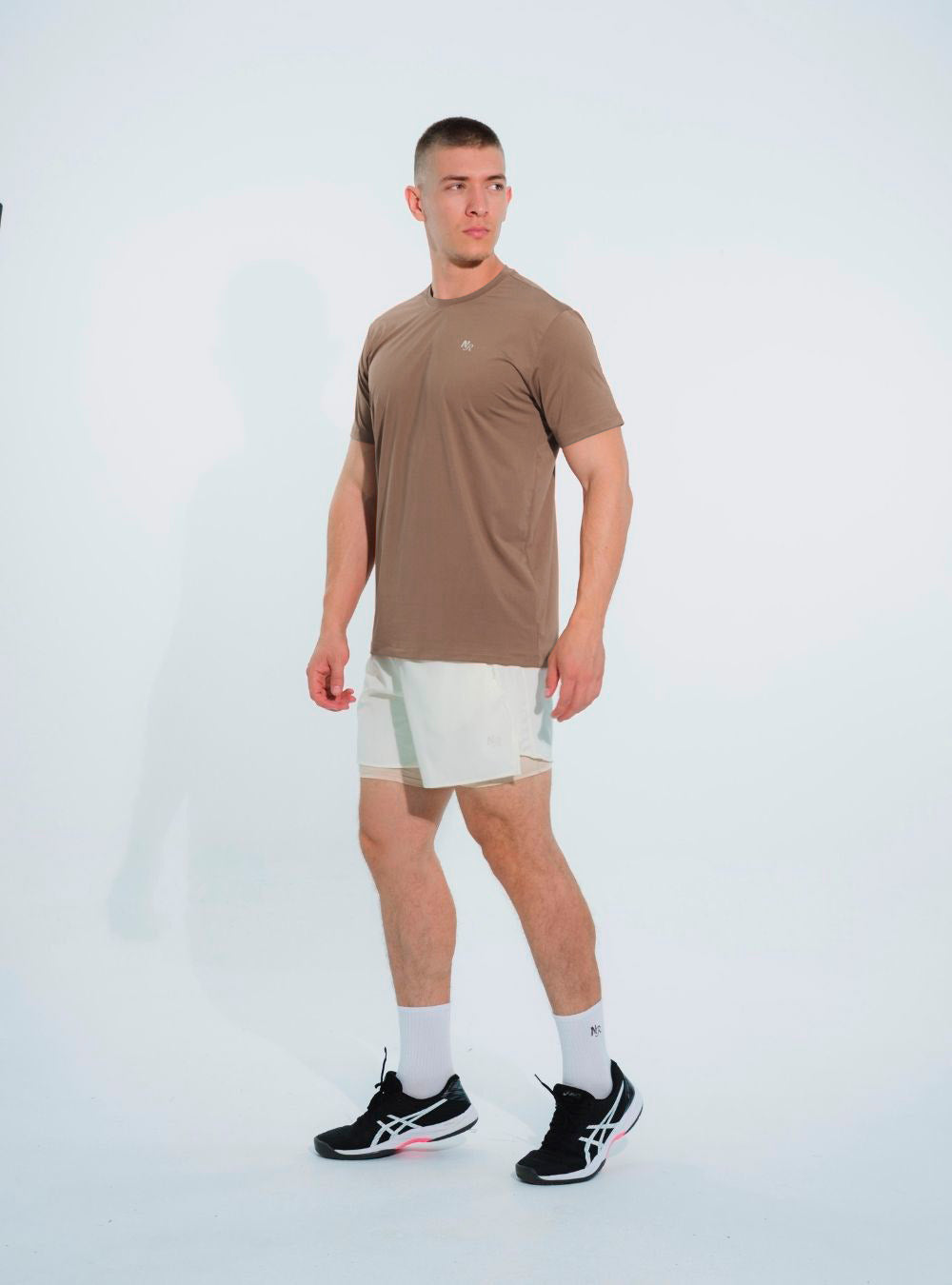 Camiseta Tela Fria Basica Cafe