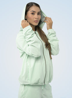 CHAQUETA DEPORTIVA VERDE MENTA