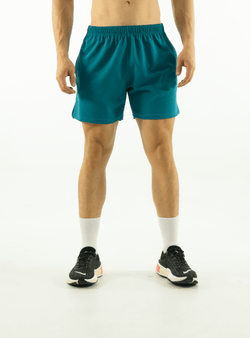 PANTALONETA AJUSTADA AZUL PETROLEO