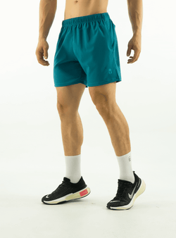 PANTALONETA AJUSTADA AZUL PETROLEO