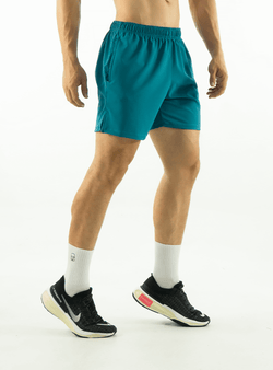 PANTALONETA AJUSTADA AZUL PETROLEO