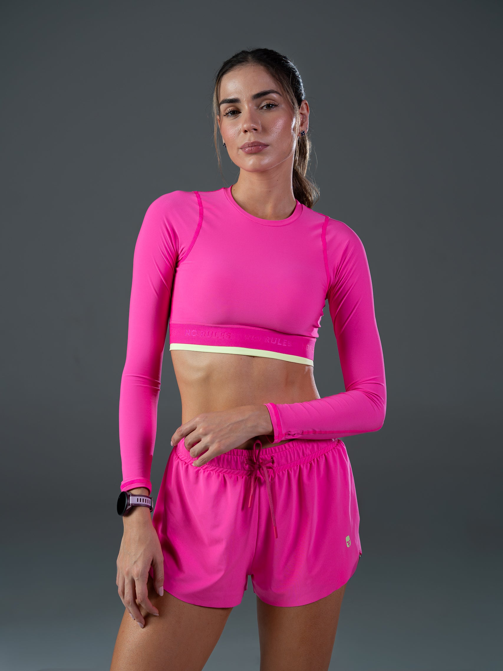 Camibuso Flow Neon Pink