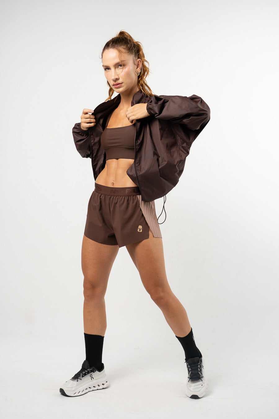 Chaqueta Active Flow Chocolate
