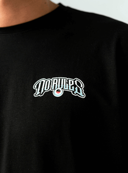CAMISETA LOOSE FIT BE ESTAMPADA NEGRA