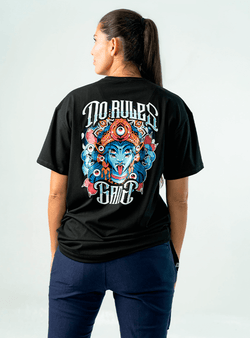 CAMISETA LOOSE FIT ESTAMPADA BE NEGRA