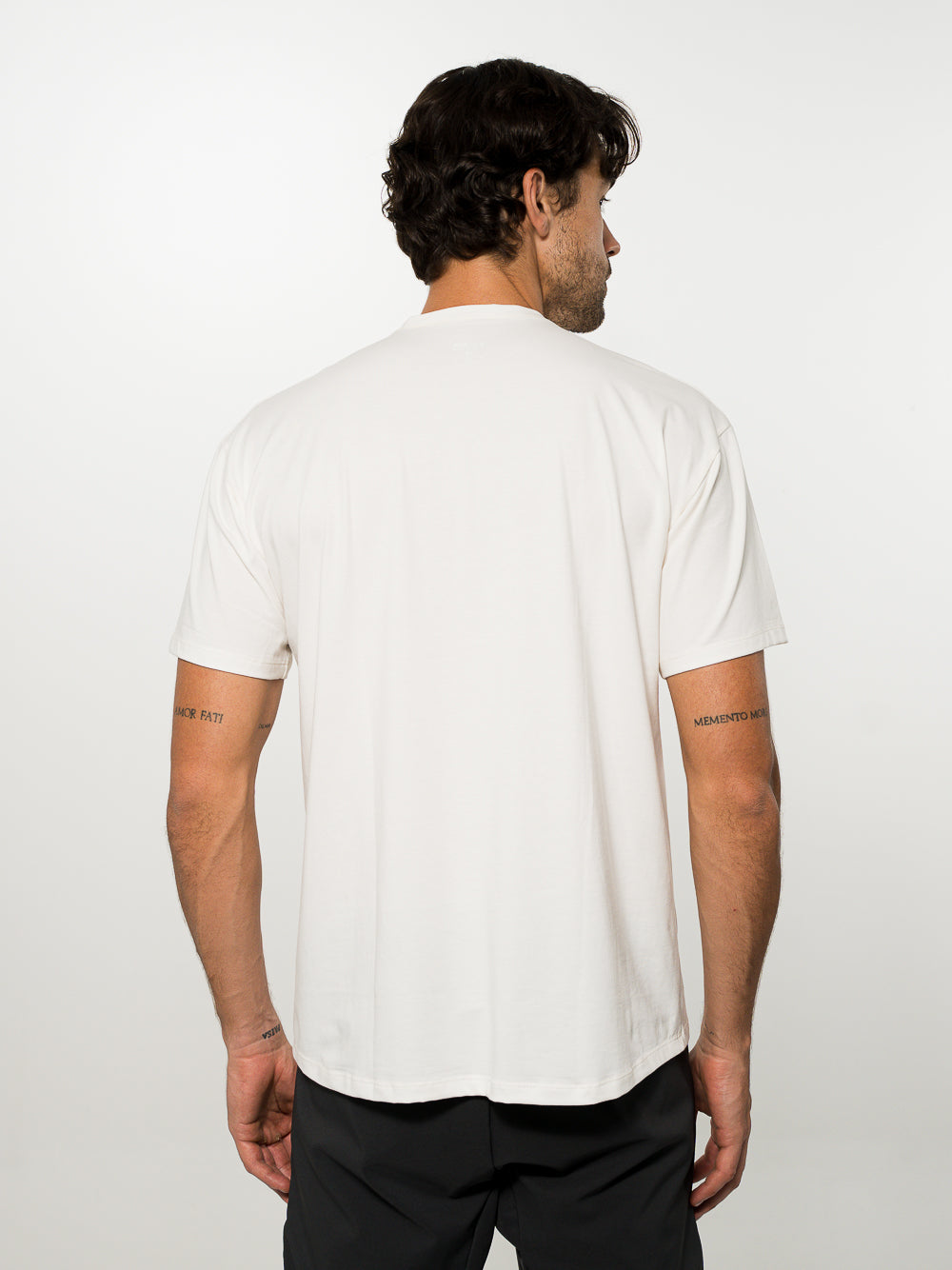 Camiseta Loose Fit Algodón Cream