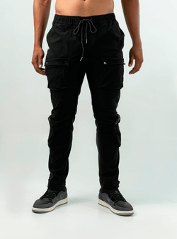 PANTALÓN CARGO UTILITY NEGRO