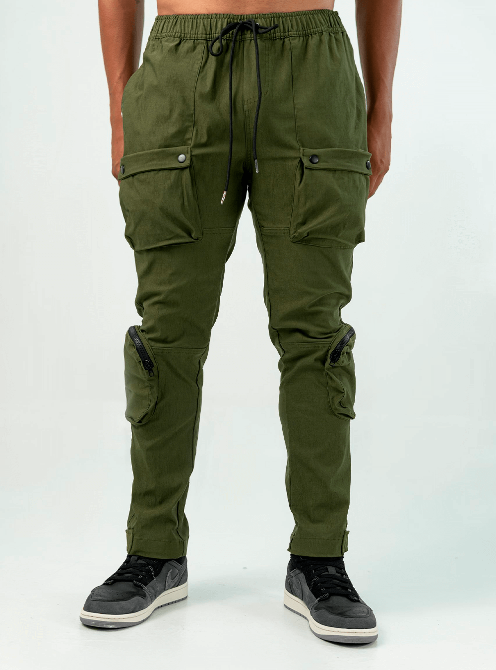 PANTALÓN CARGO UTILITY VERDE MILITAR