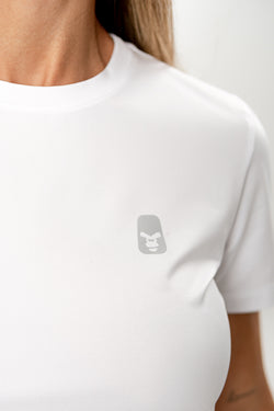CAMISETA TELA FRÍA BÁSICA UV BLANCA