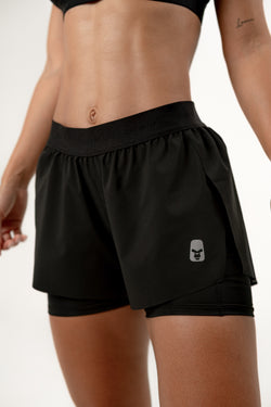 Shorts Core Motion Negro  Mujer