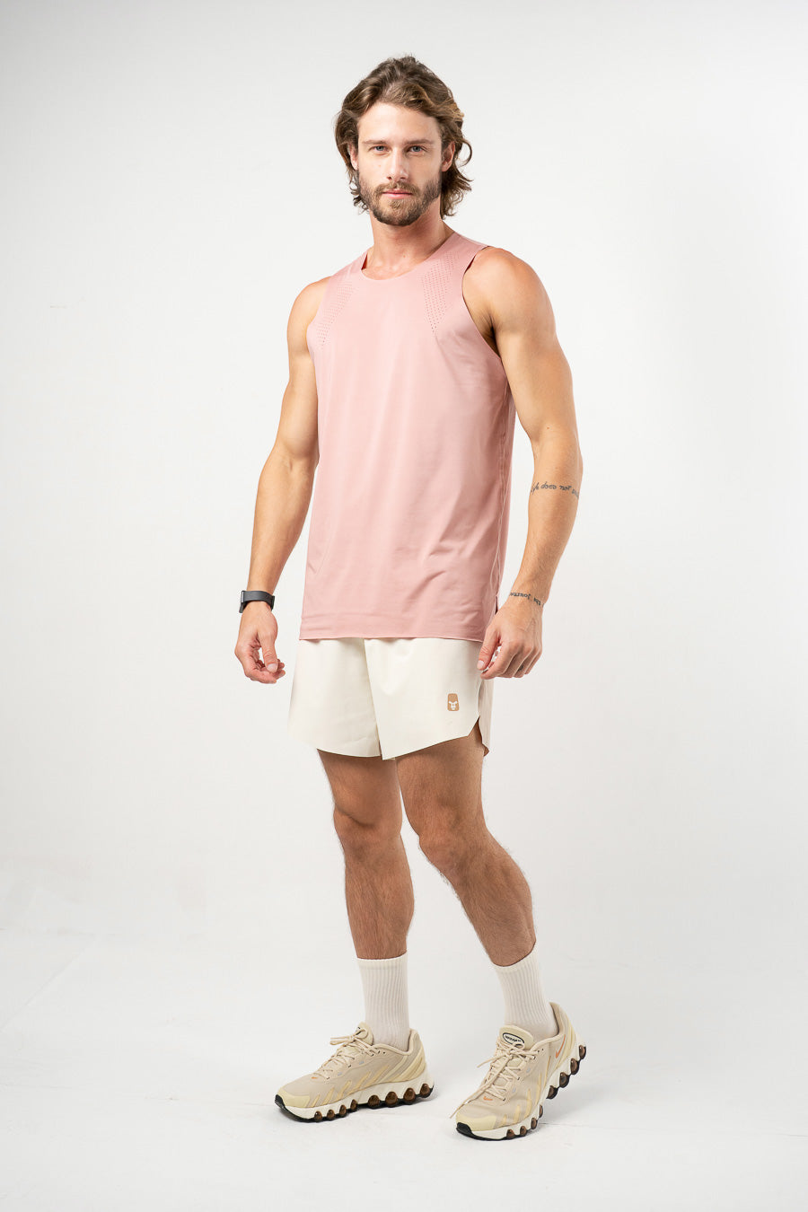 Pantaloneta Running Pro Retro Cream