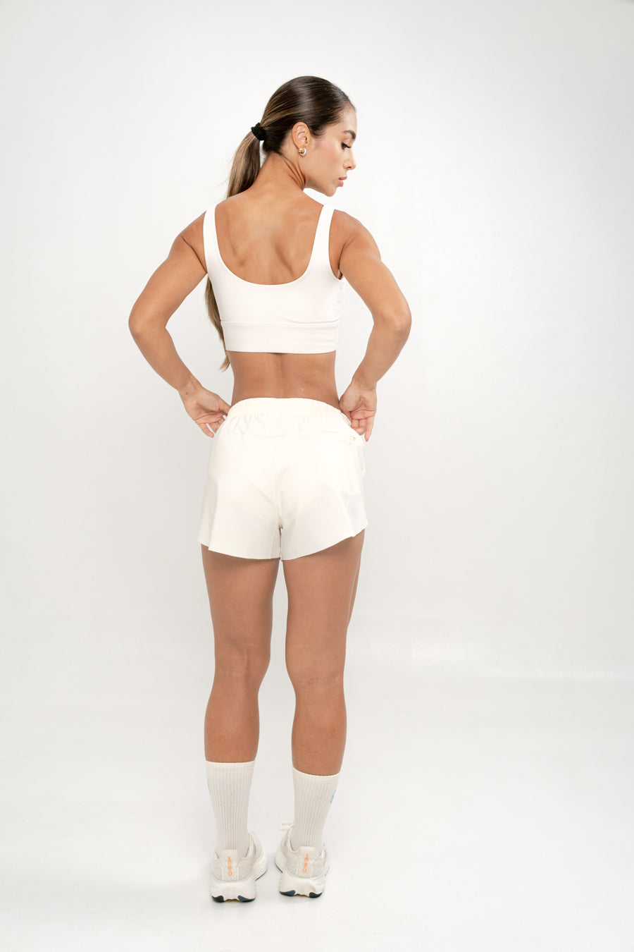 Flash Shorts Cream Mujer