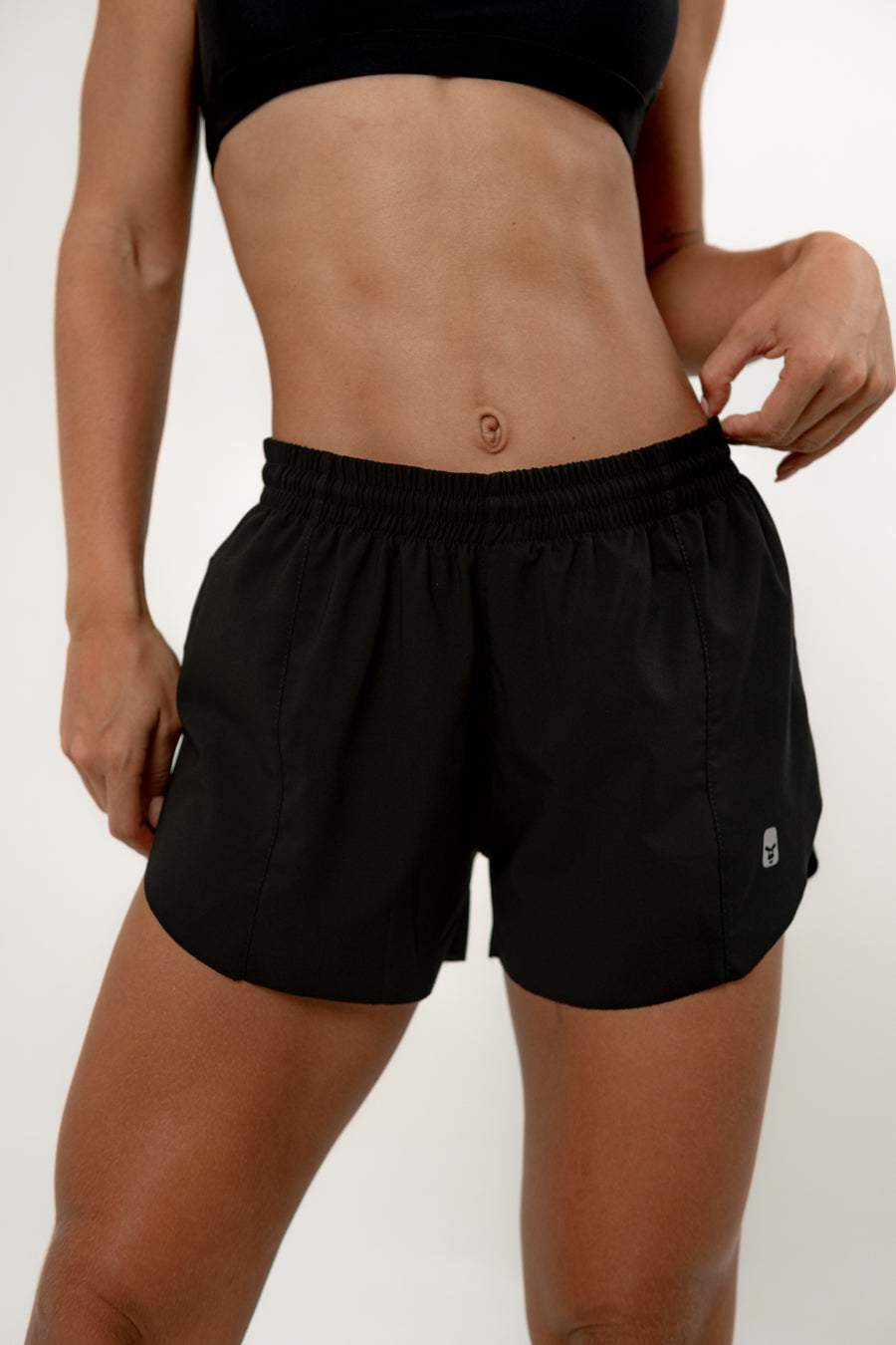 Flash Shorts Negro Mujer