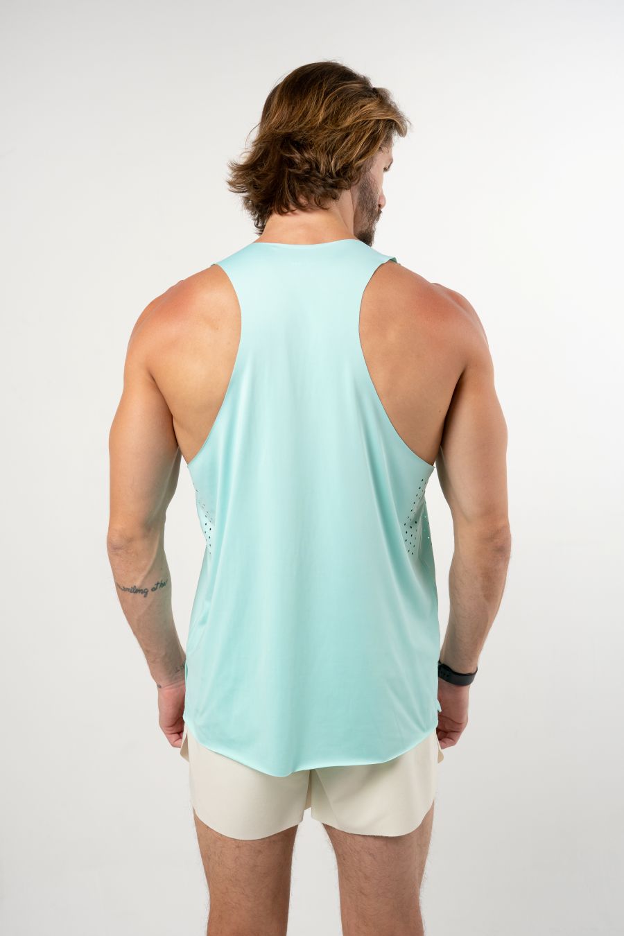 Conjunto Running Laser Pulse Aqua Cream