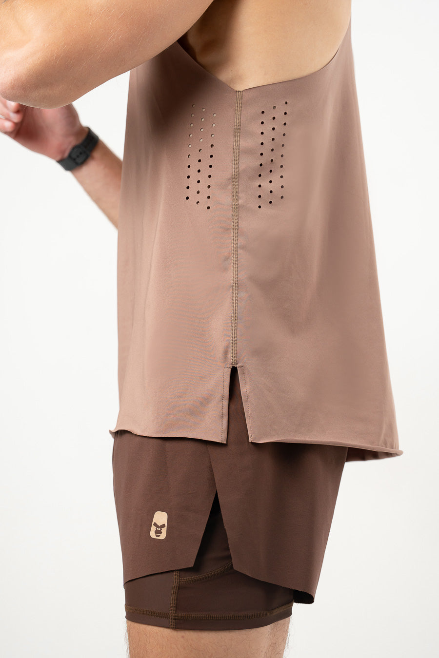 Conjunto Running Laser Pulse Chocolate