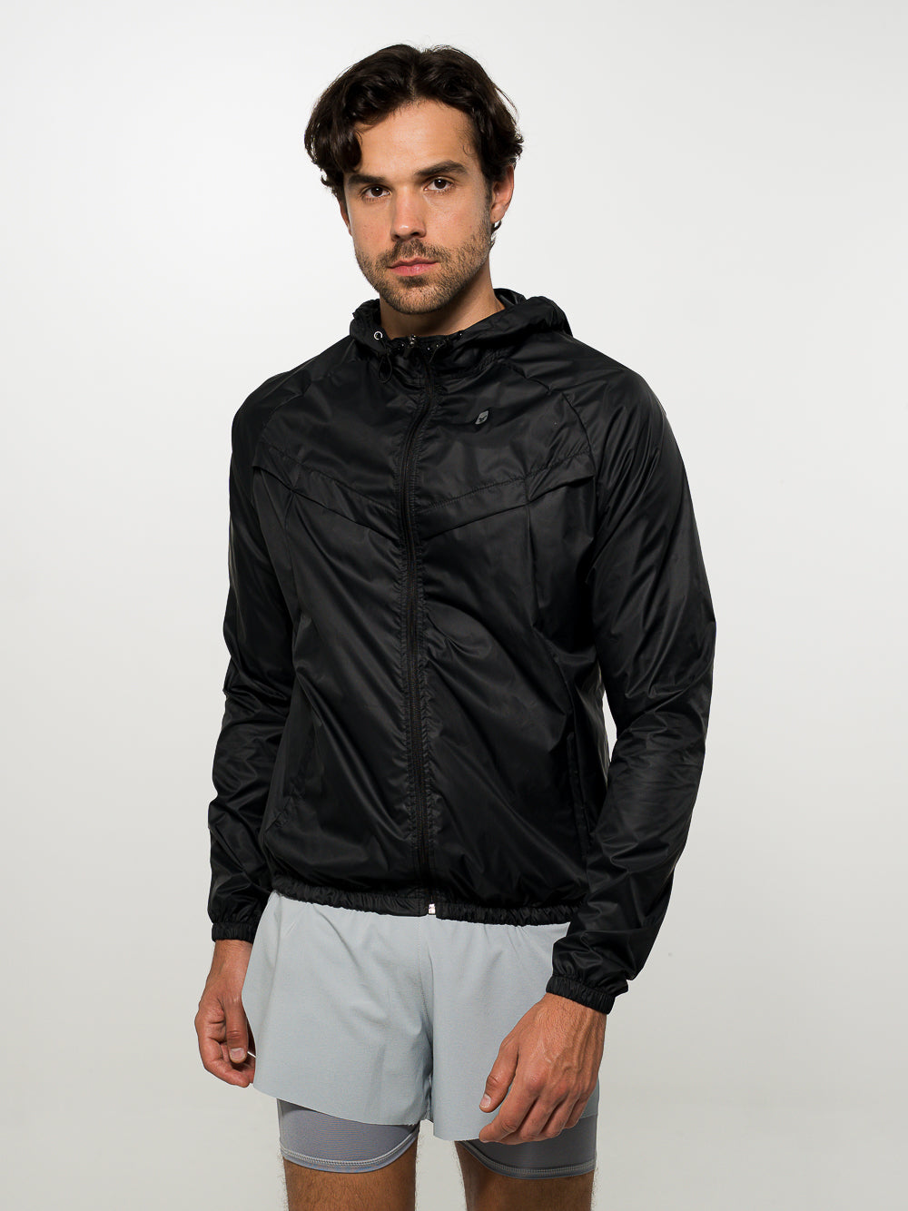 Essential Jacket Hombre Negra