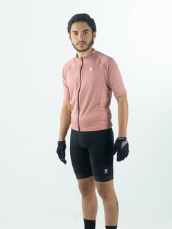 JERSEY SLIM DE HOMBRE COLOR PALO DE ROSA