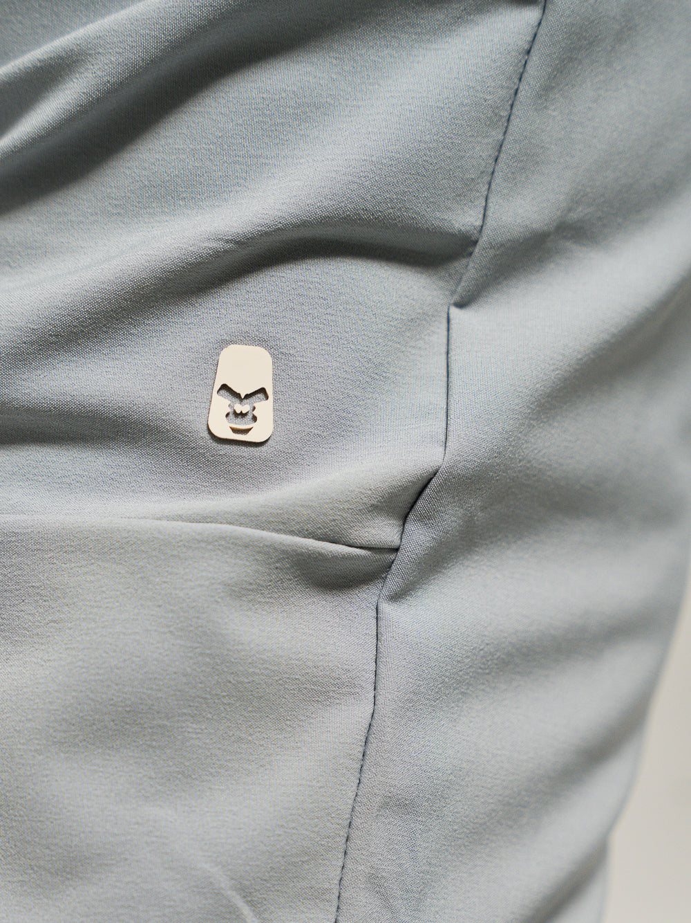 Jogger Casual Logo 3D Grey Mujer