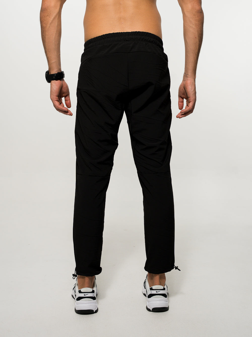 Jogger Casual Logo 3D Hombre Negro