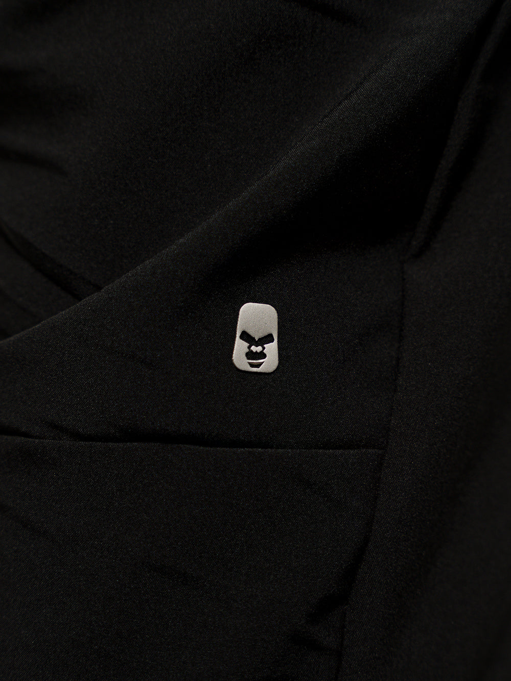 Jogger Casual Logo 3D Negro Mujer