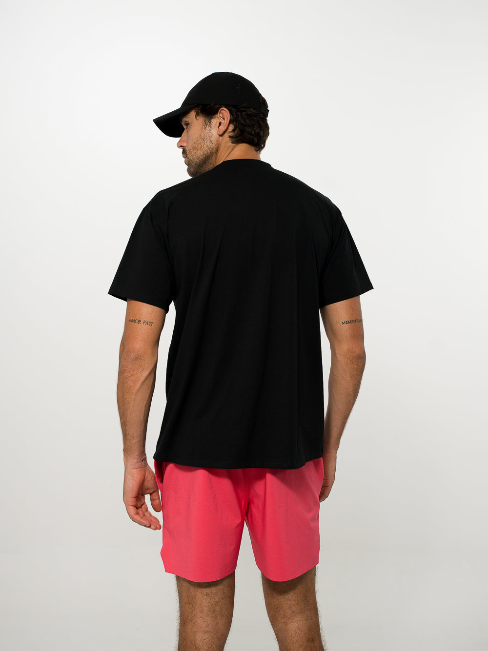 Camiseta Loose Fit Algodón Negro