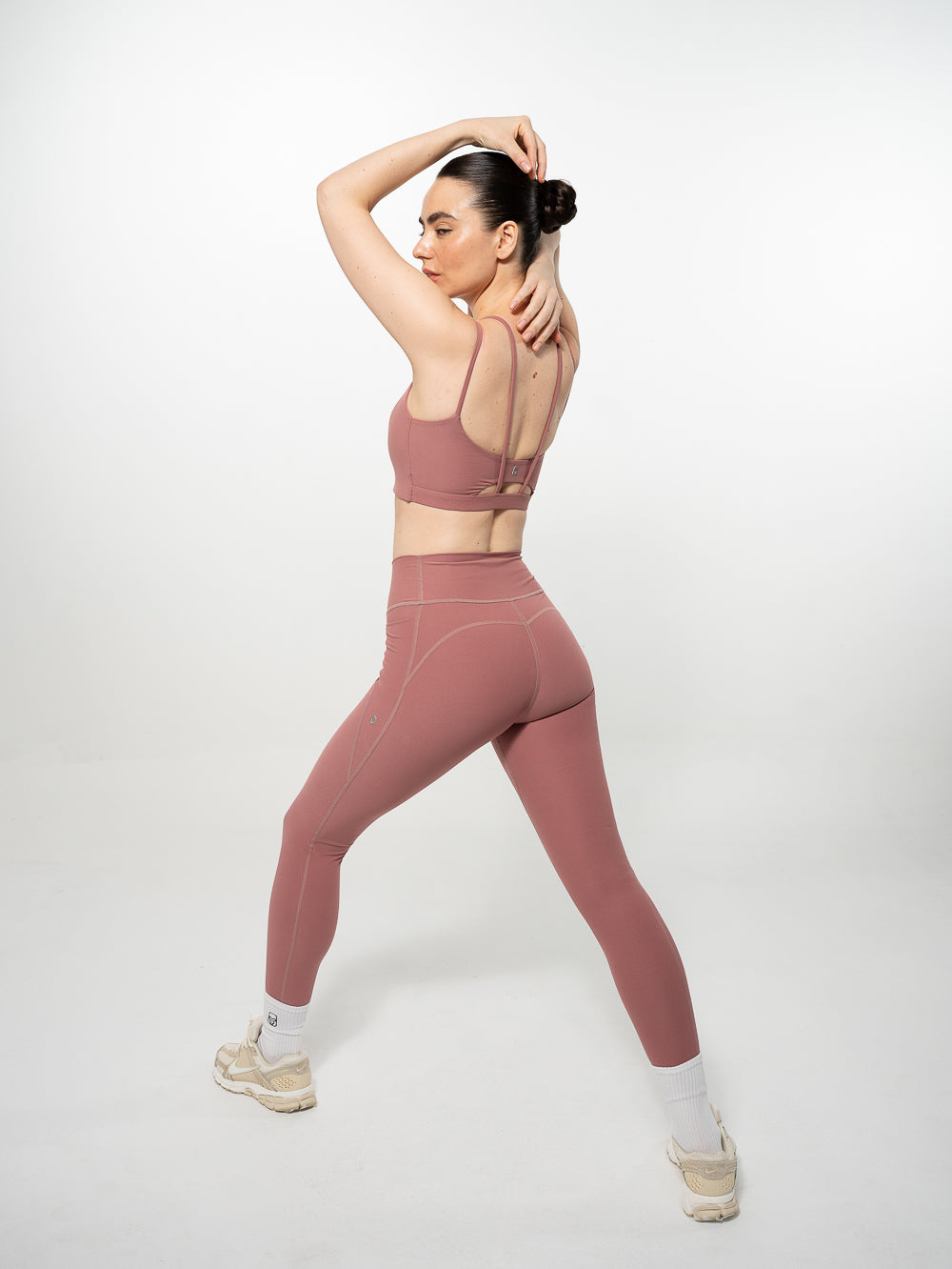 Lycra Larga Pretina Alta Berry