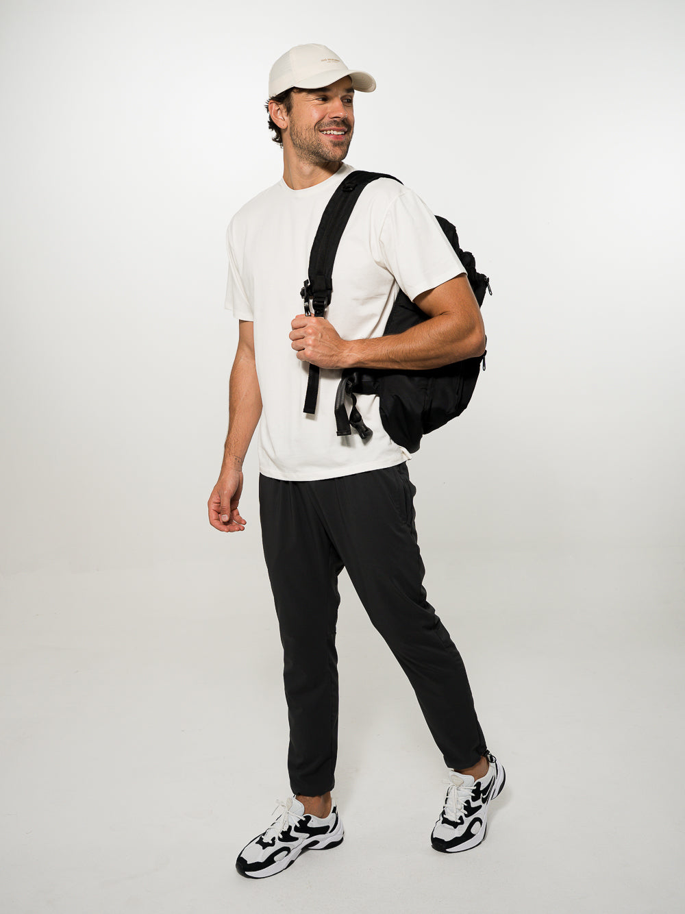 Camiseta Loose Fit Algodón Cream