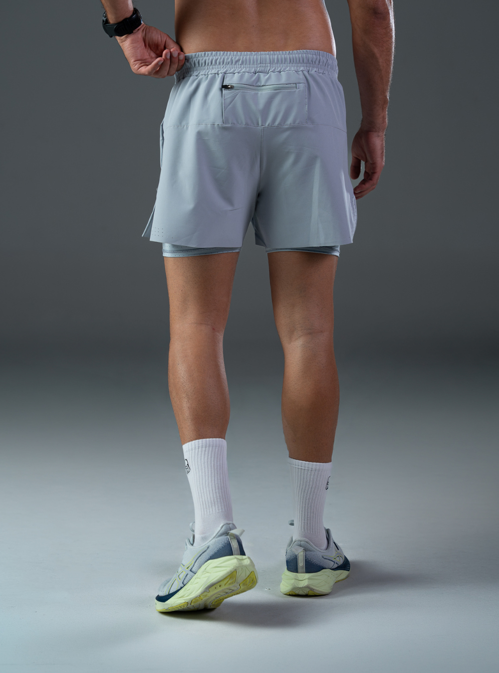 Pantaloneta Marathon Grey