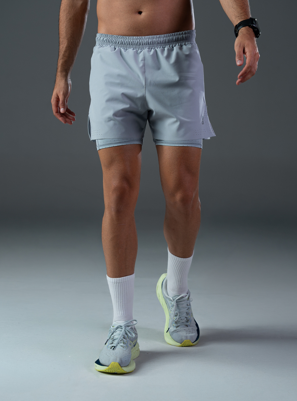 Pantaloneta Marathon Grey