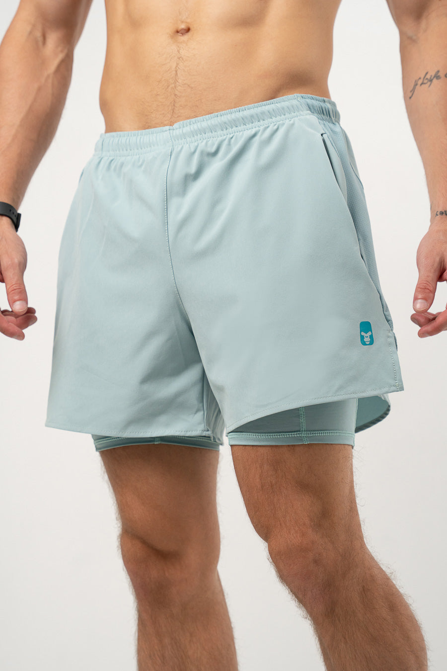 Pantaloneta Running Verde Menta