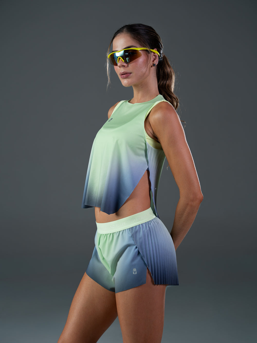 Pleat Tank Top Air Wave