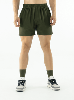 PANTALONETA AJUSTADA VERDE MILITAR