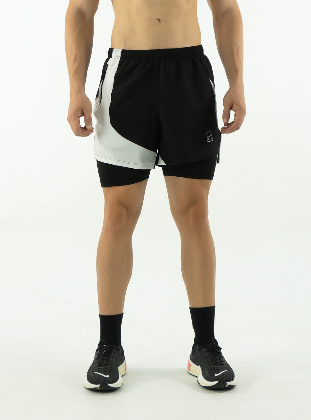 PANTALONETA RUNNING NEGRA 2.0