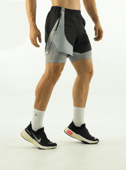 PANTALONETA RUNNING GRIS OSCURO 2.0