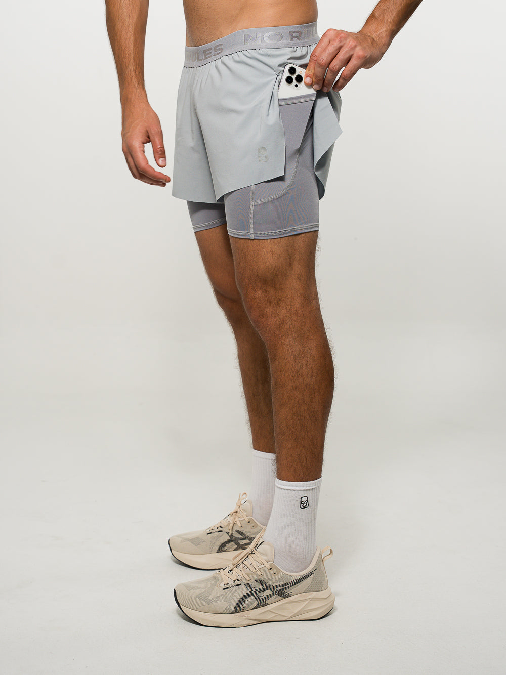 Pantaloneta Core Motion Grey