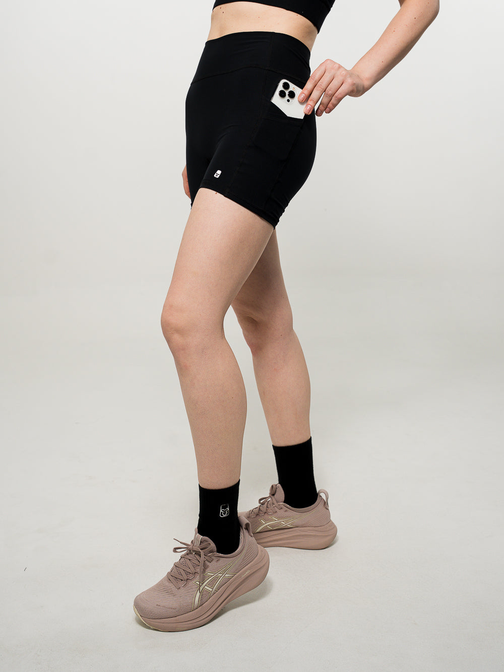 Short Pretina Alta Negro