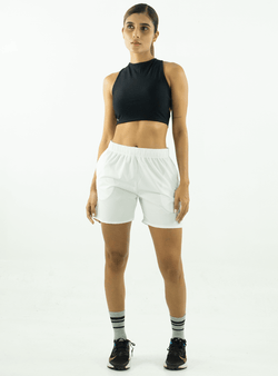 SHORT AJUSTADO BLANCO