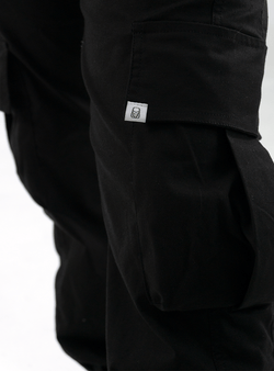 PANTALÓN CARGO MULTI POCKET NEGRO DAMA