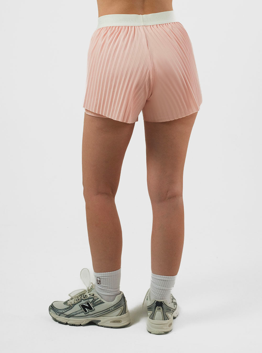 SHORT RUNNING PERFORMANCE CON LYCRA IVORY