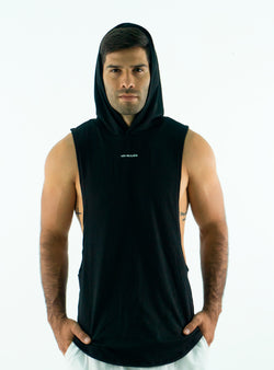 CAMISETA ESQUELETO CON CAPOTA NEGRO