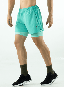 PANTALONETA RUNNING TURQUESA