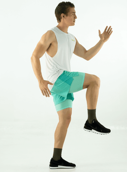 PANTALONETA RUNNING TURQUESA