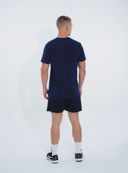 Camiseta Tela Fria TechFit Azul Oscuro