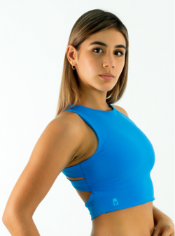 TOP TRENZA AZUL CIELO